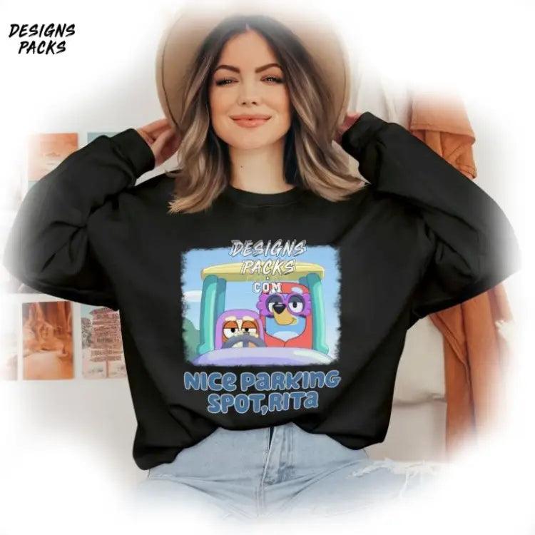 Bluey Parking Spot Nice Rita Png Design