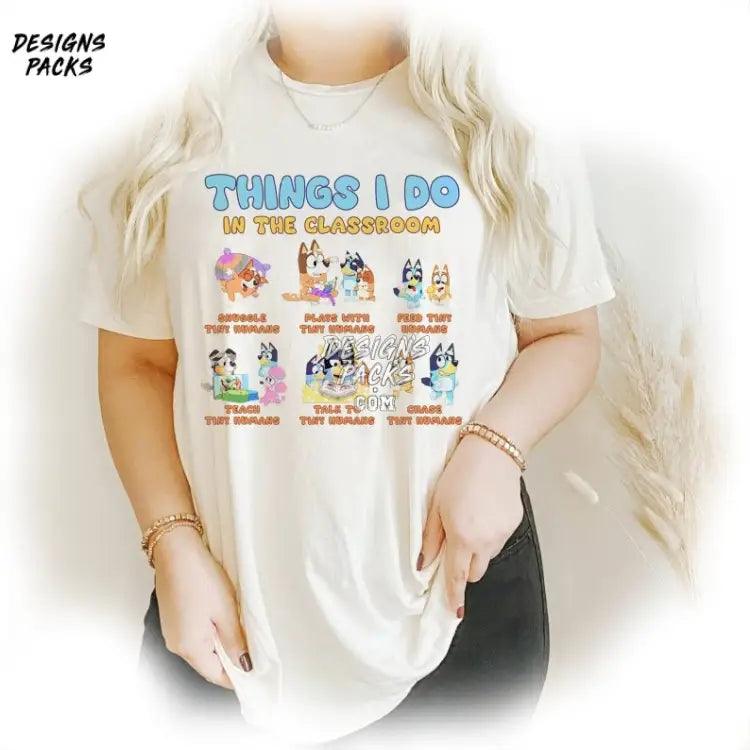 Bluey Teacher Life Appreciation Daycare Sublimation Png Design