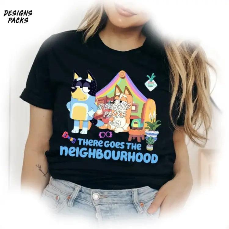 Bluey There Goes The Neighbourhood Png Design