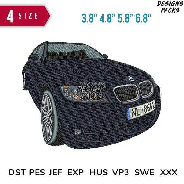 BMW Car nl Embroidery Design  3.8" 4.8" 5.8" 6.8"