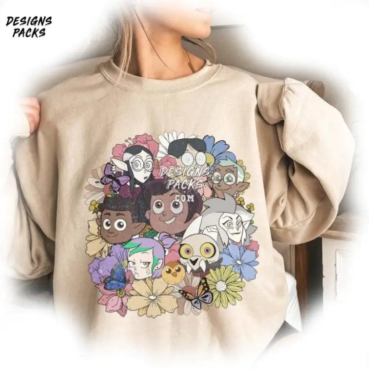 Boiling Isles The Owl House King Luz Cartoon Png Design