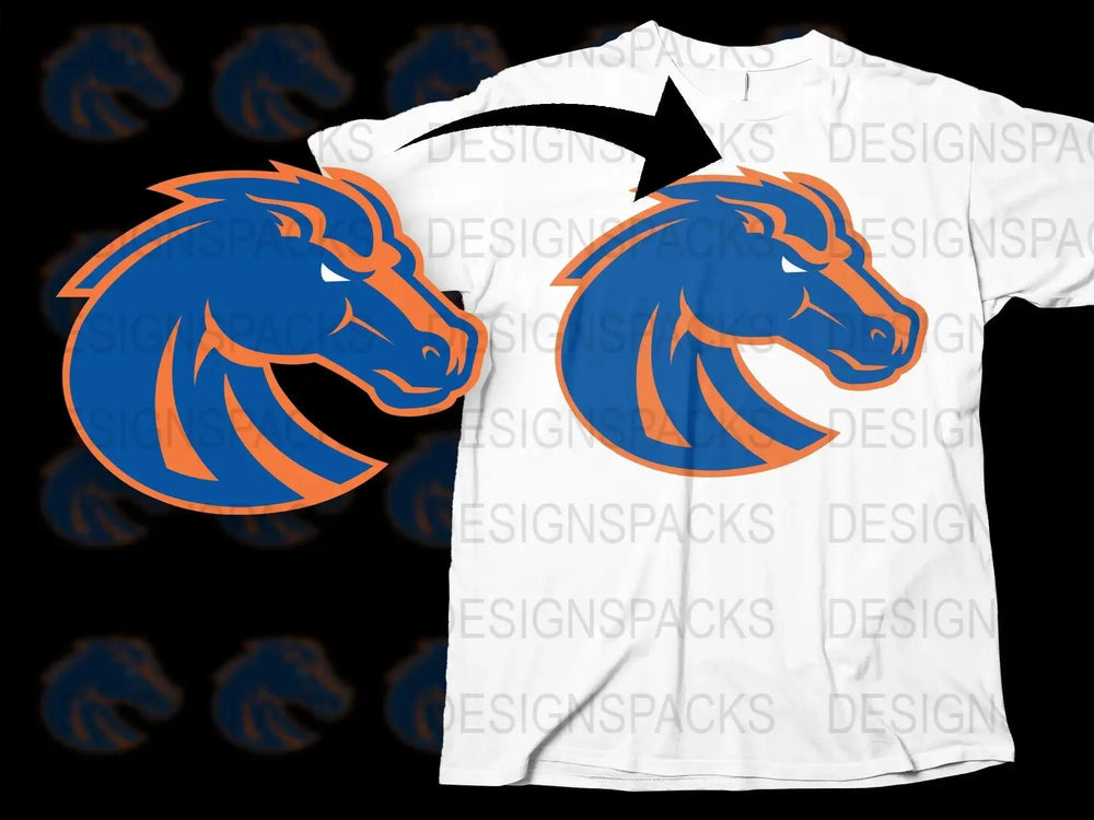 Boise State Broncos College Football Png Digital Download
