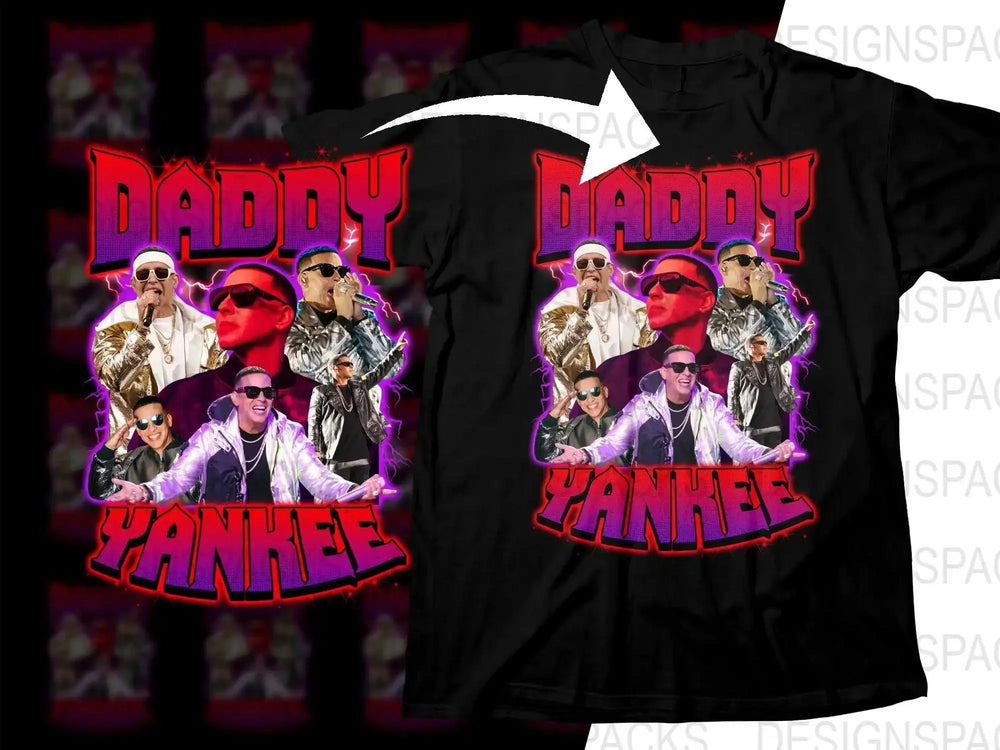 Bold and Vibrant Daddy Yankee Graphic Png Digital Download
