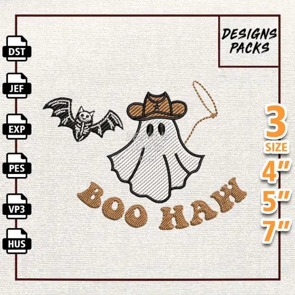 Boo Haw Embroidery Design