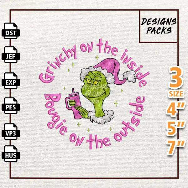 Boojee Greenchmas Embroidery Design