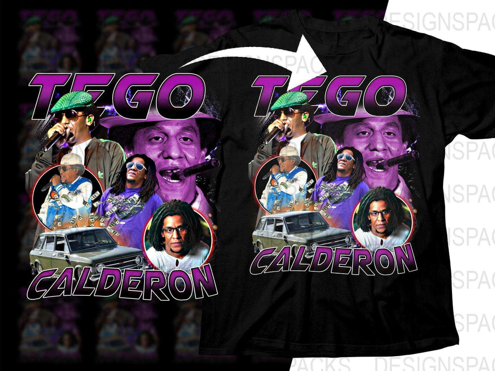 Bootleg Music Tego Calderon Graphic Png Digital Download