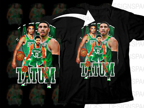 Boston Celtics Jayson Tatum Basketball Legend Bootleg Png Digital Download