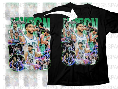 Boston Celtics Jayson Tatum Basketball Png Digital Download