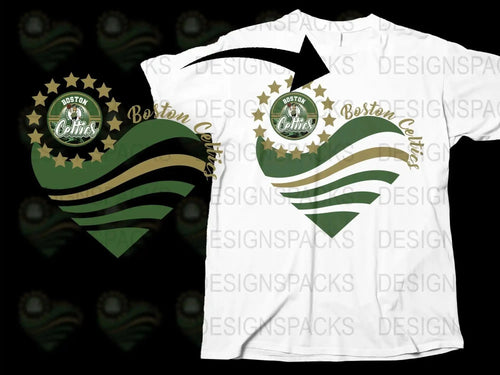 Boston Celtics NBA Baskeball Png Digital Download