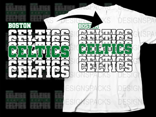 Boston Celtics NBA Baskeball Png Digital Download