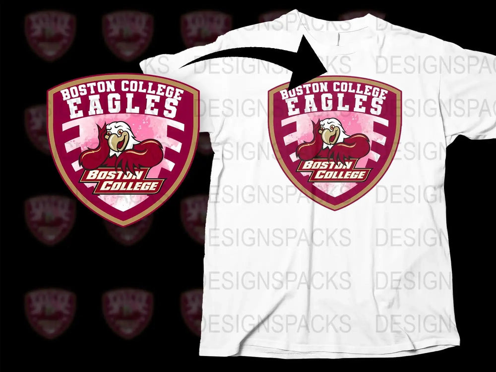 Boston College Eagles NCAA College Png Digital Download