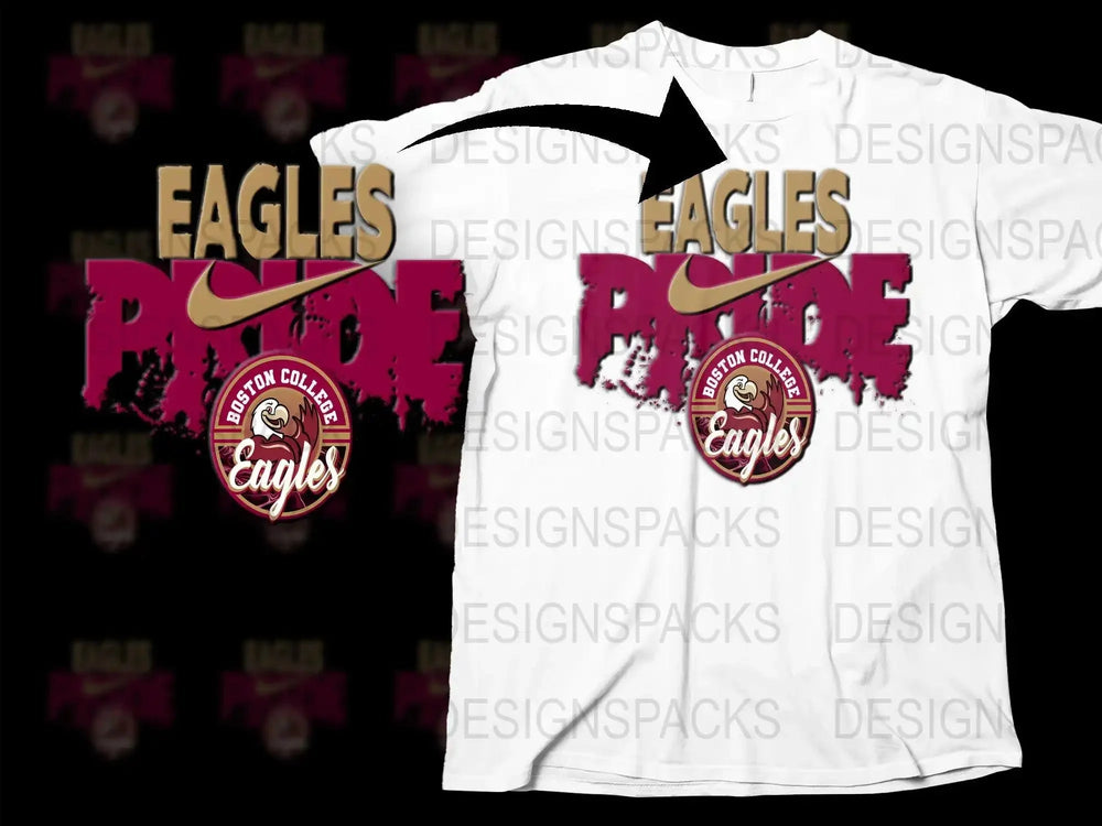 Boston College Eagles NCAA College Png Digital Download