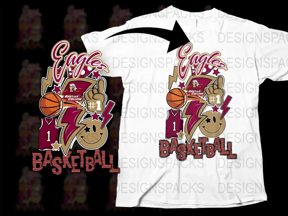 Boston College Eagles NCAA College Png Digital Download