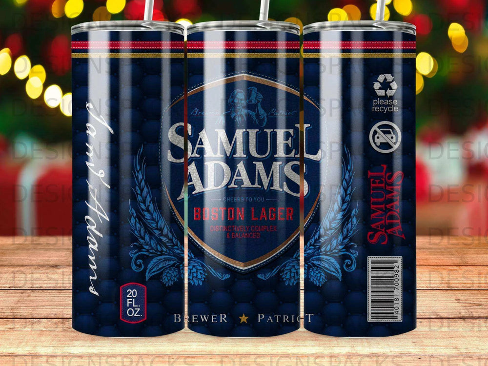 Boston Lager Heritage Tumbler Digital Wrap Design