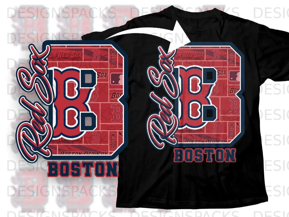 Red Sox Boston Graphic Design Sports Apparel Shirt