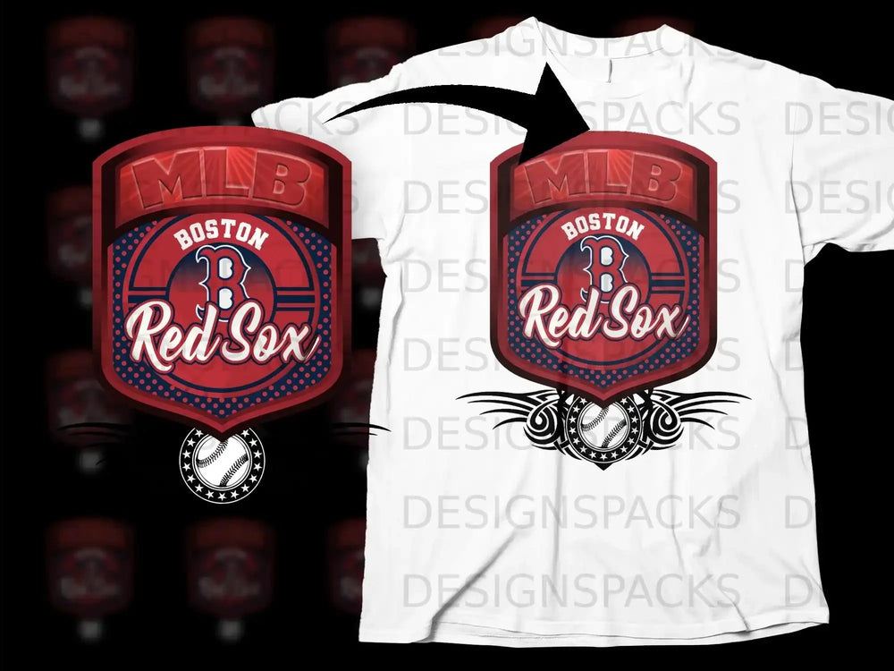 Boston Red Sox MLB Logo Graphic Tee