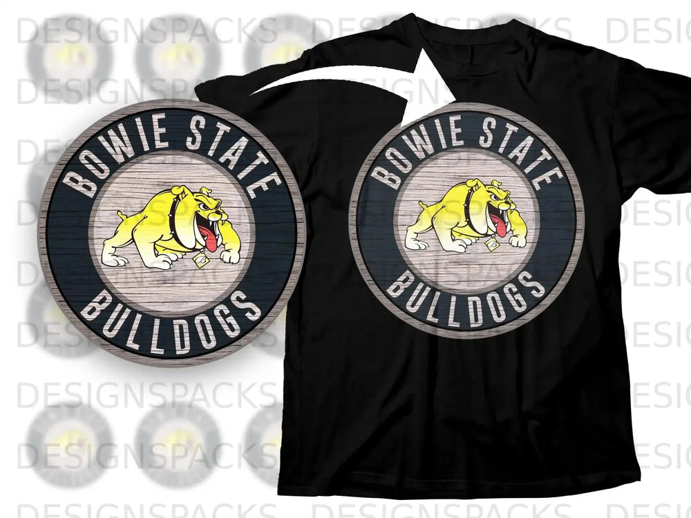 Bowie State Bulldogs Graphic T-Shirt Apparel