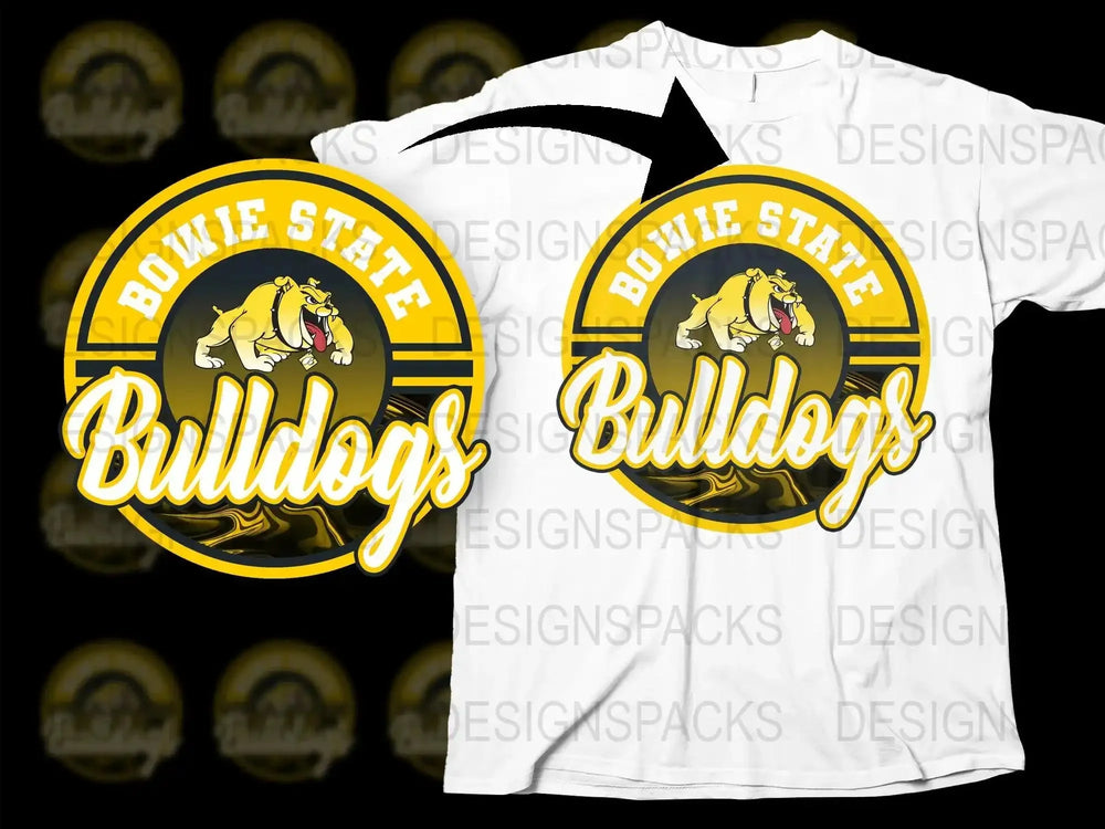 BOWIE STATE BULLDOGS NCAA College Png Digital Download