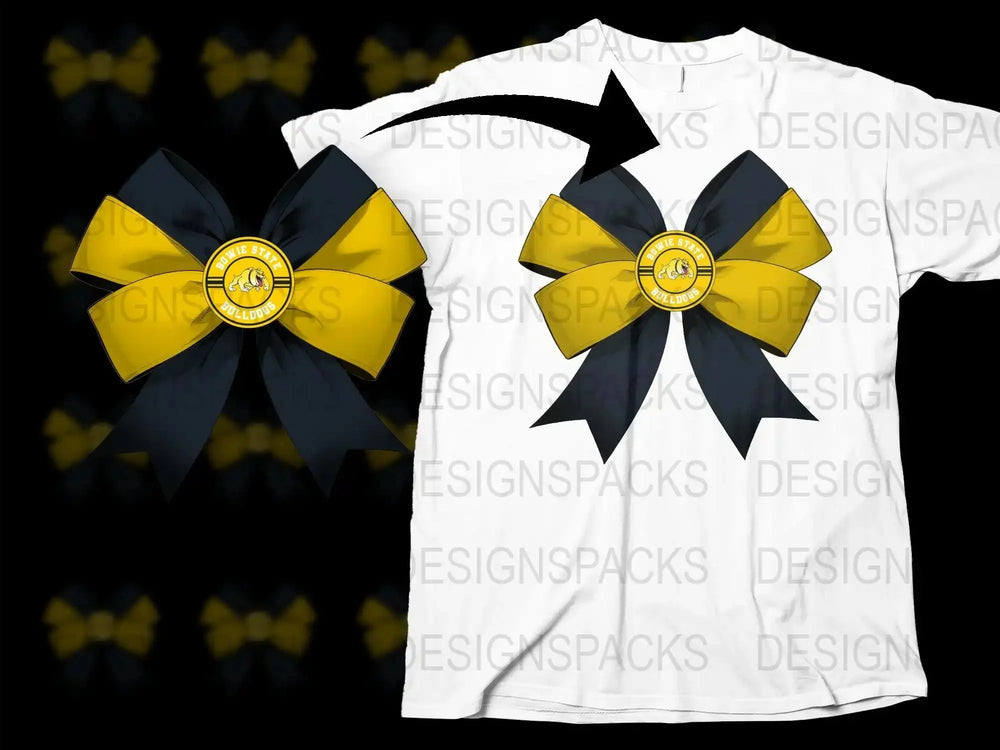 Bowie State Bulldogs NCAA College Png Digital Download