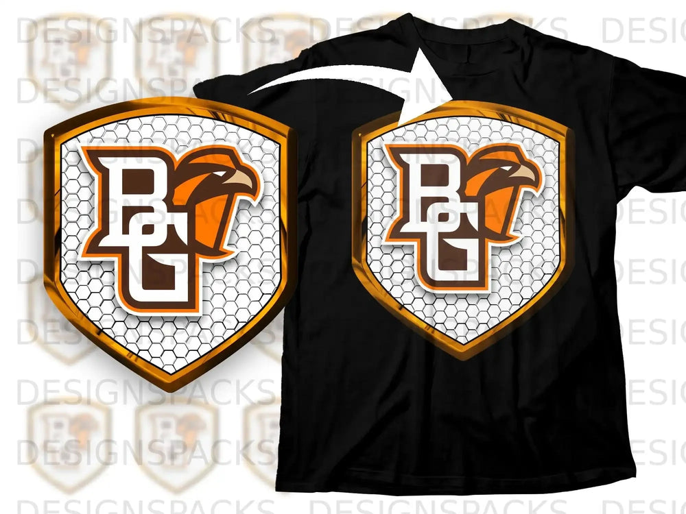 Bold Shield Logo with Falcon B G T-Shirt