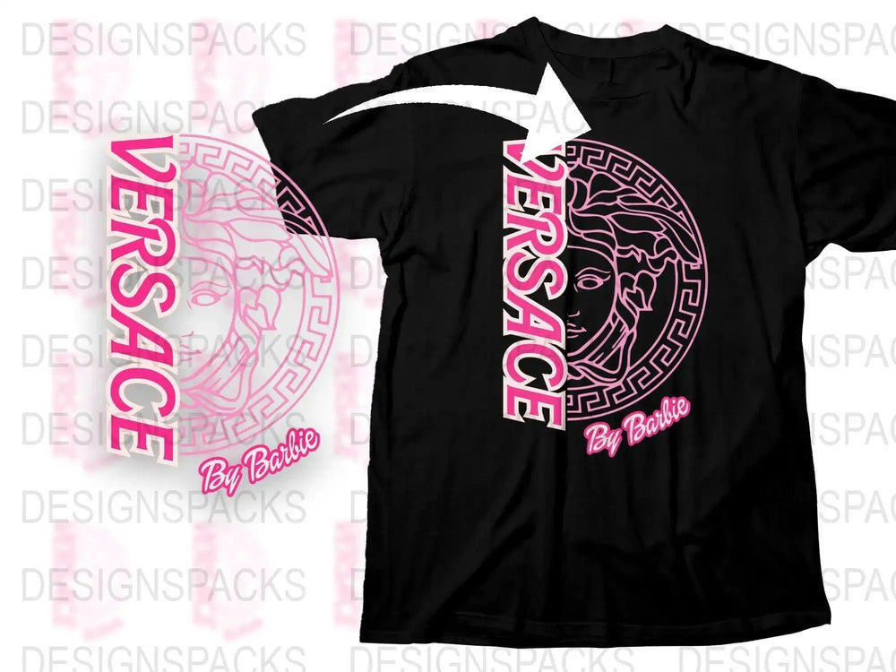 Brand By Barbie Graphic Design Fashion Png Digital Download
