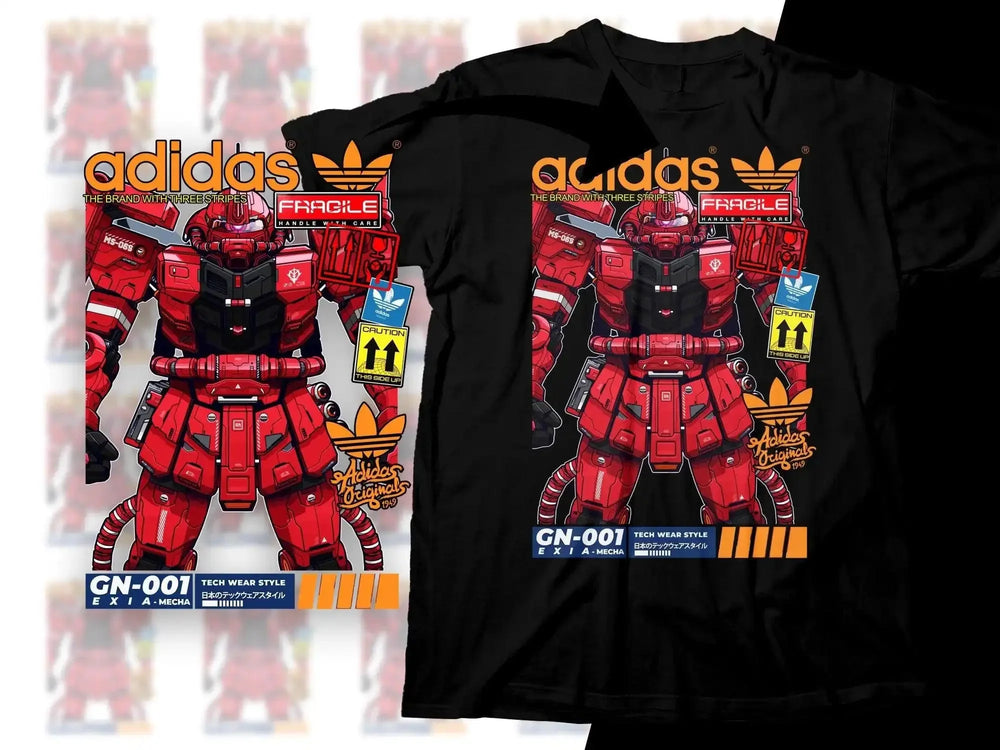 Brand GN-001 EXIA MECHA Tech Wear Style Png Digital Download