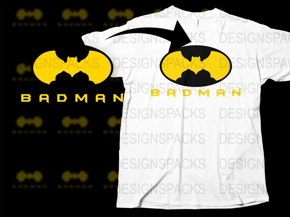 Brand Parody Badman Png Digital Download