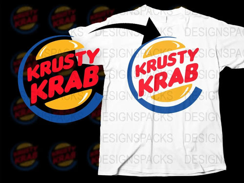 Brand Parody Krusty Krab Png Digital Download