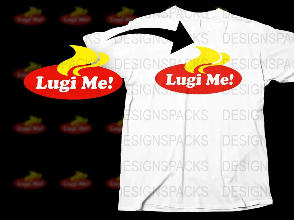 Brand Parody LUGI ME Png Digital Download
