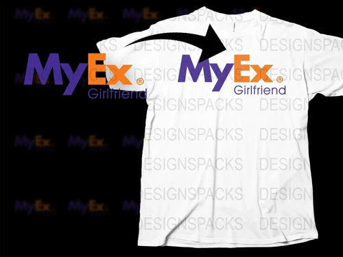 Brand Parody MY EX GF Png Digital Download