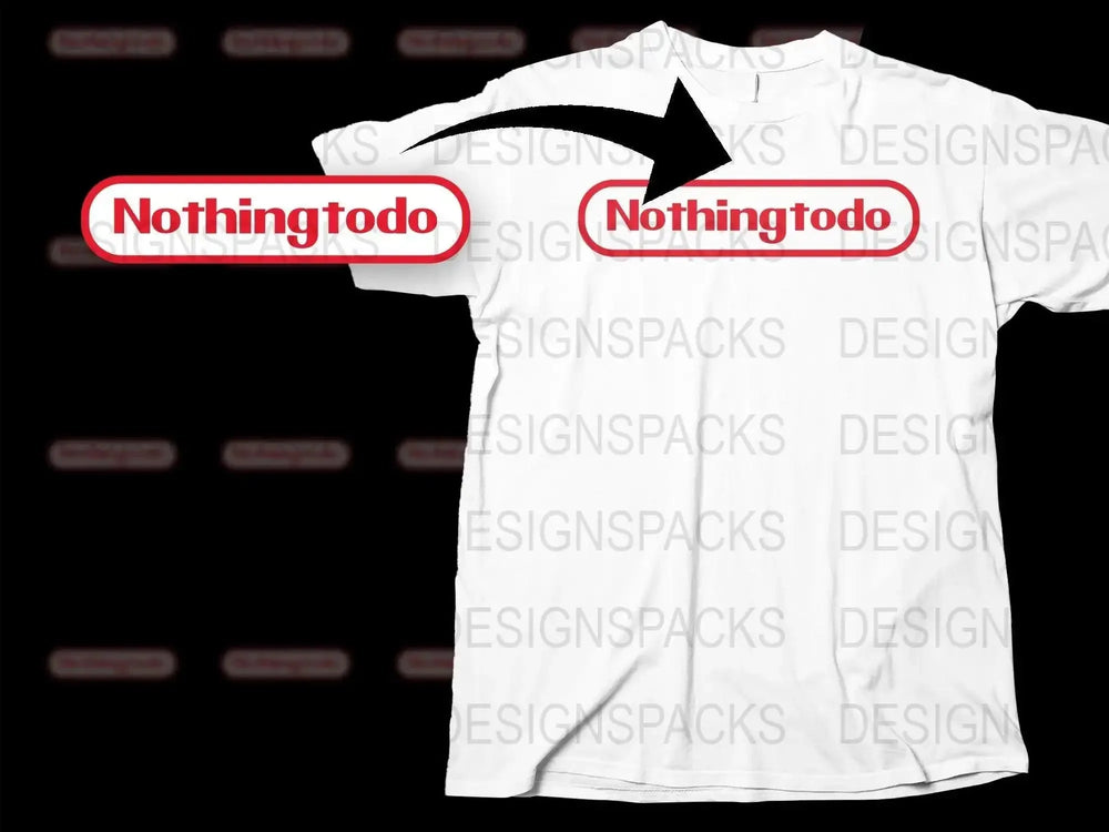 Brand Parody Nothingtodo Png Digital Download