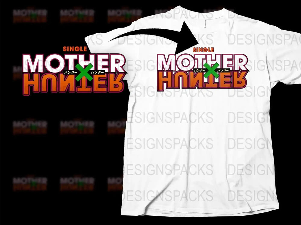 Brand Parody Single mother hunter Png Digital Download