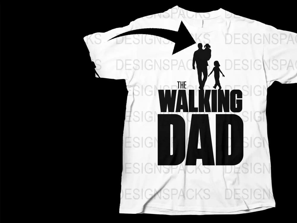 Brand Parody THE WALKING DAD Png Digital Download
