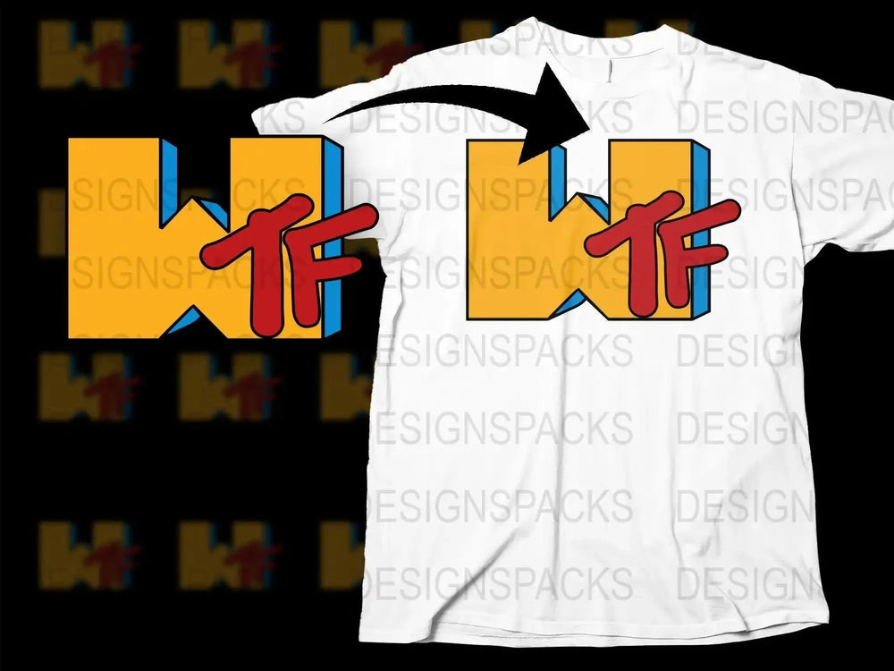 Brand Parody WTF Png Digital Download