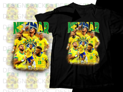 Neymar Jr. in Brazil uniform with 