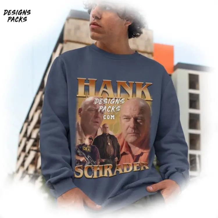 Breaking Bad Homage Vintage Hank Schrader 90S Png Design