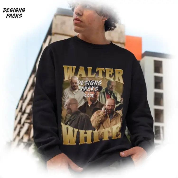 Breaking Bad Homage Vintage Walter White 90S Png Design