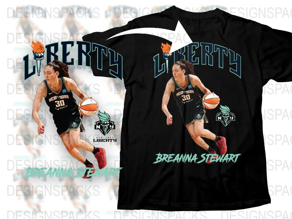 Breanna Stewart New York Liberty Basketball Png Digital Download