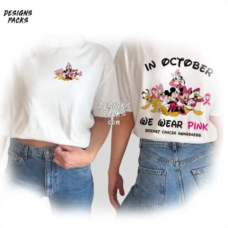 Breast Cancer Awareness Month Cancers Cartoon In October We Wear Pink Png Design
