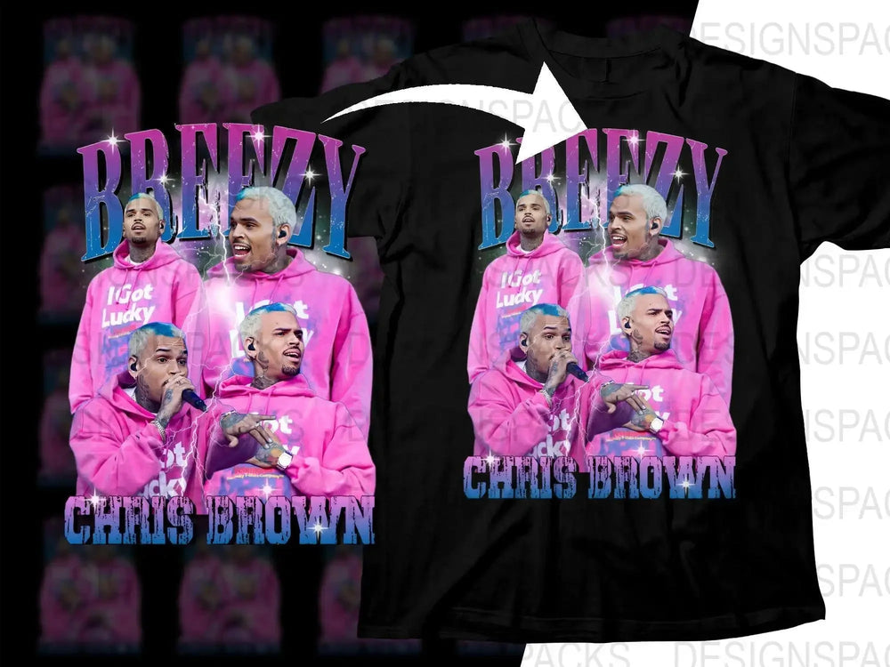 Breezy Chris Brown I Got Lucky Music Bootleg Png Digital Download