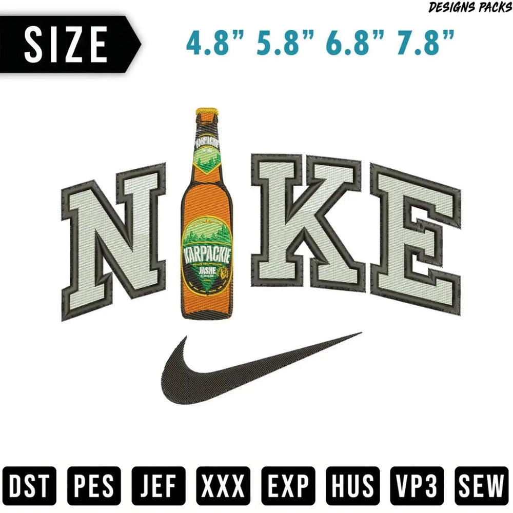Brew Sport Parody Digital Embroidery Design