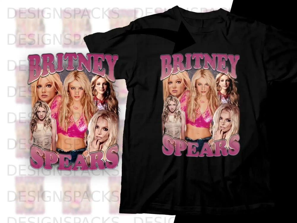 Britney Spears graphic t-shirt with "Britney Spears" text.