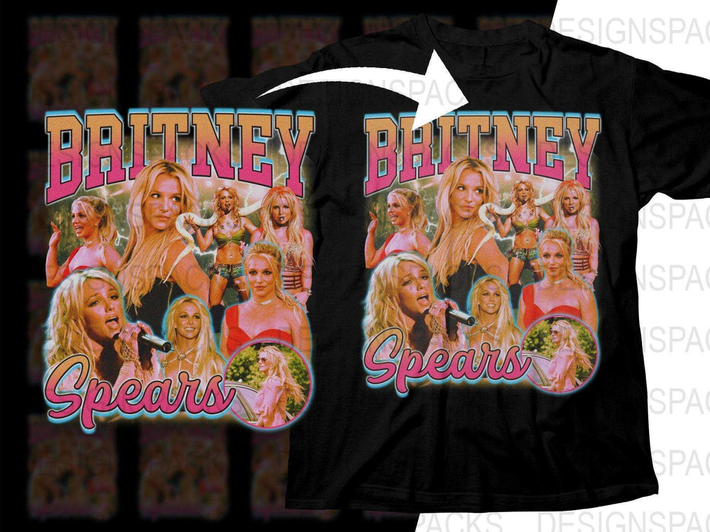 Britney Spears Iconic Pop Star Bootleg Music Bootleg Png Digital Download