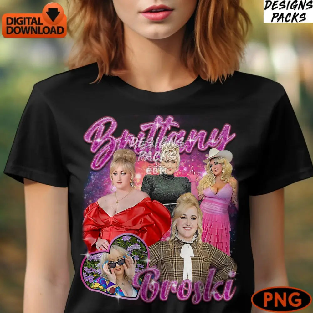 Brittany Broski Digital Fan Art Celebrity Png Download Social Media Influencer