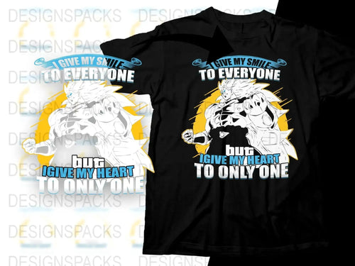 Broly Anime Graphic Motivational Quote Png Digital Download