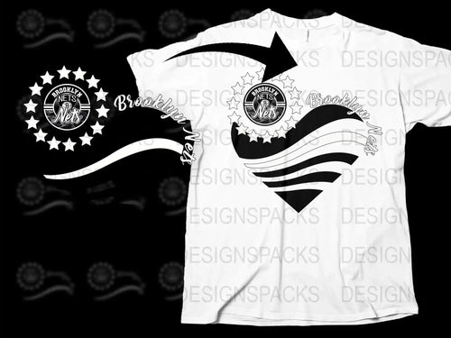 Brooklyn Nets NBA Baskeball Png Digital Download