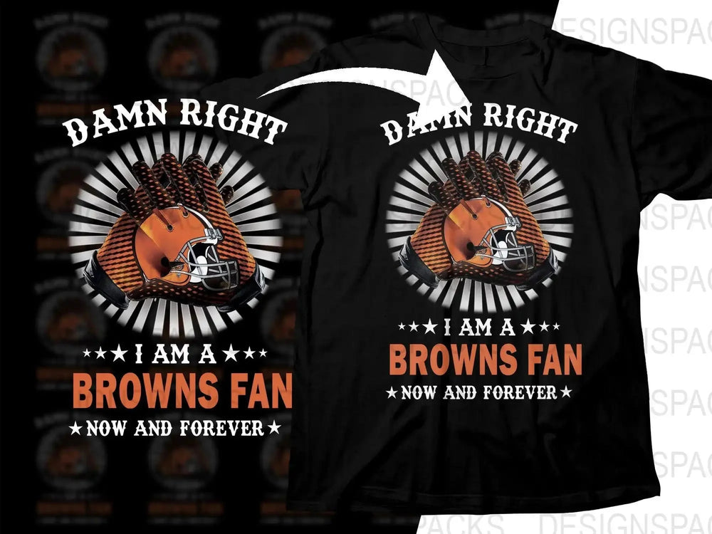 Browns Fan Graphic Design Sports Team Pride Png Digital Download