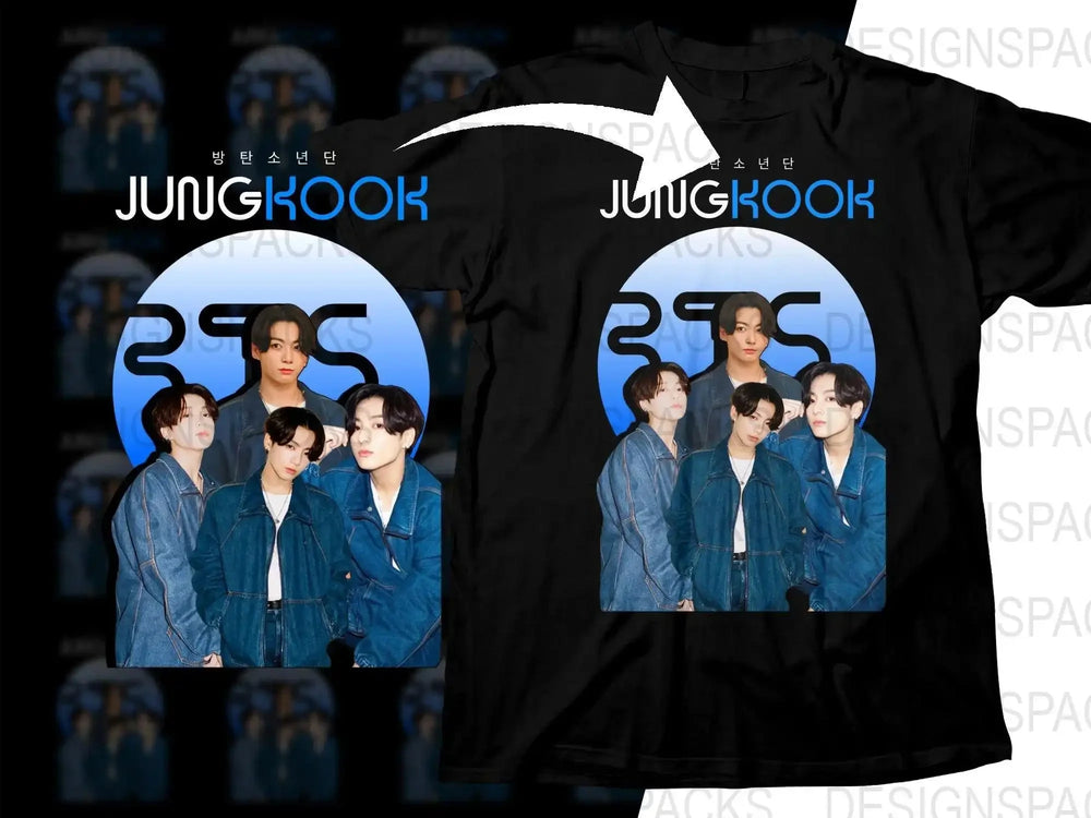 BTS Inspired Kpop JUNGKOOK Music Png Digital Download