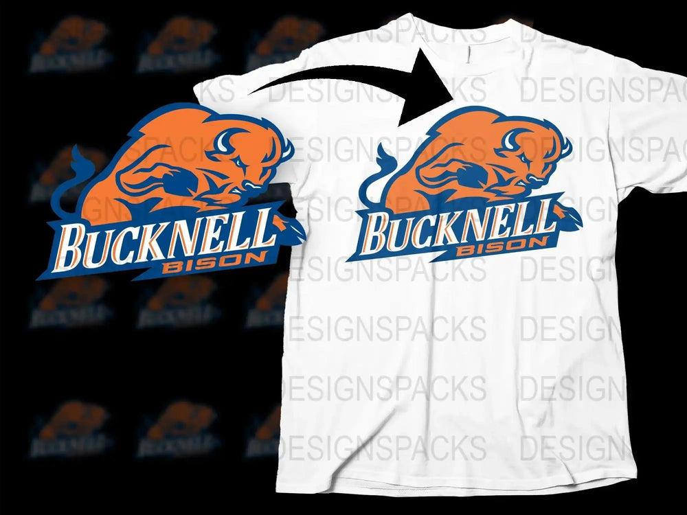 Bucknell Bison College Football Png Digital Download