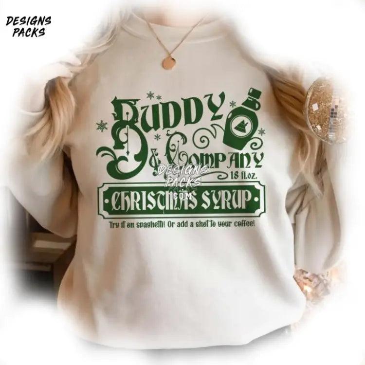 Buddy & Company Elf Movie Christmas Buddy’s Spaghetti Png Design